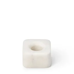 Tandborsthållare 4x4cm Marmor Vit