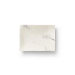 Tvålfat 9x12cm Marmor Vit