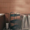 Tvättkorg Noa Metall/Kanvas 2 tvättpåsar
