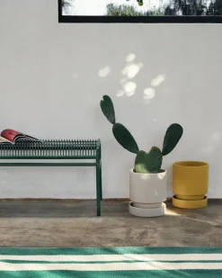 Utomhusmatta Återvunnen PET 160x230cm Grön